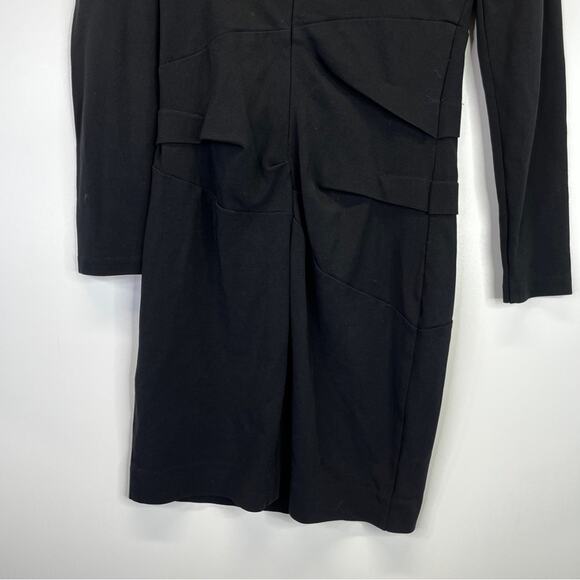 Nicole Miller Structured One Shoulder dress black - 8 - Picture 10 of 13